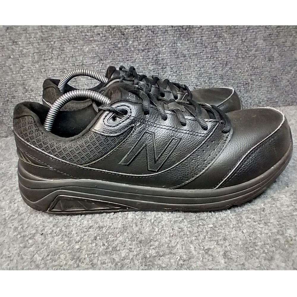 New Balance 928v3 Womens 10.5 B Black Leather Walking Shoes WW928BK3 Stability